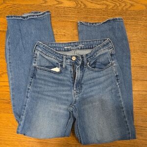 Old Navy Women's Classic Straight Leg Blue Jeans